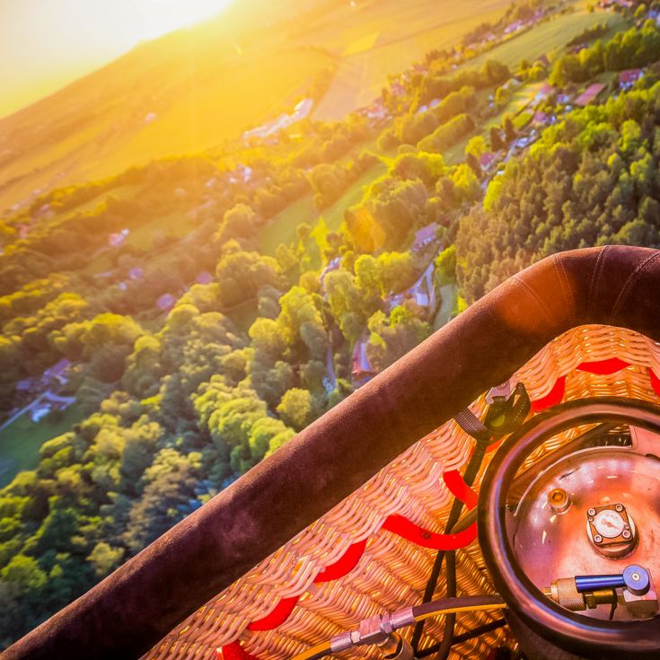Wild Pig Hot Air Balloon Flight with Champagne for Two People product image