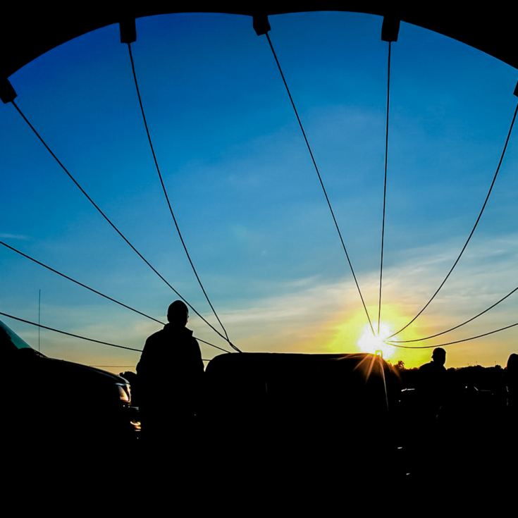 Wild Pig Hot Air Balloon Flight with Champagne for Two People product image