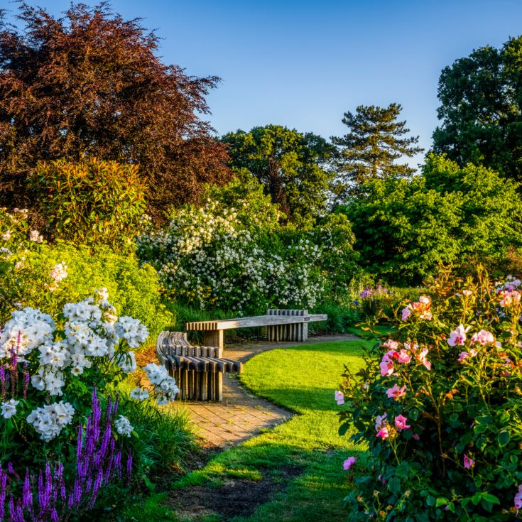 Entrance to RHS Garden Wisley & Afternoon Tea for Two product image