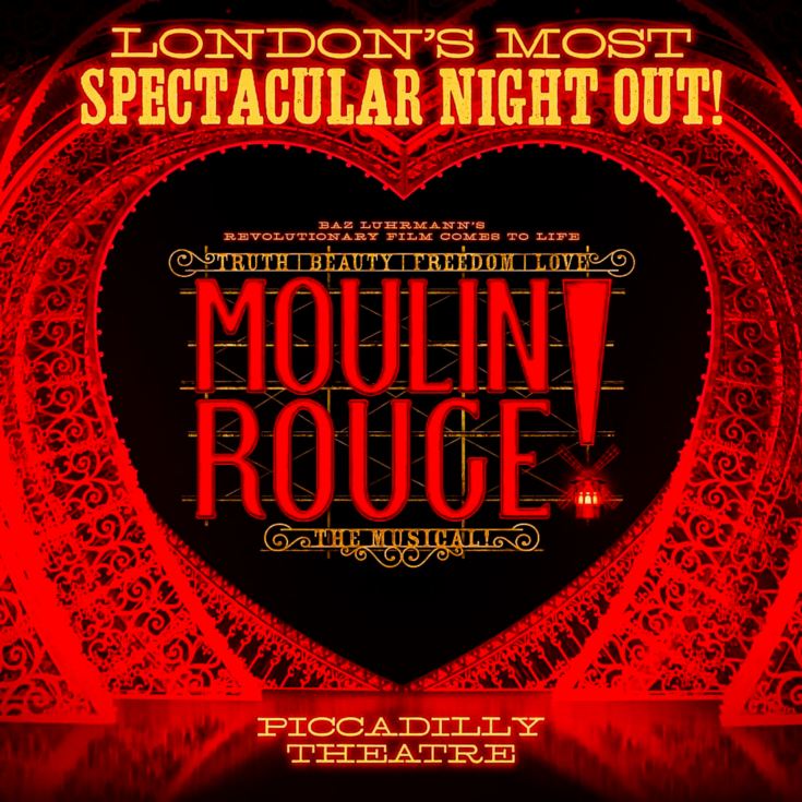 Moulin Rouge! The Musical Theatre Tickets for Two product image