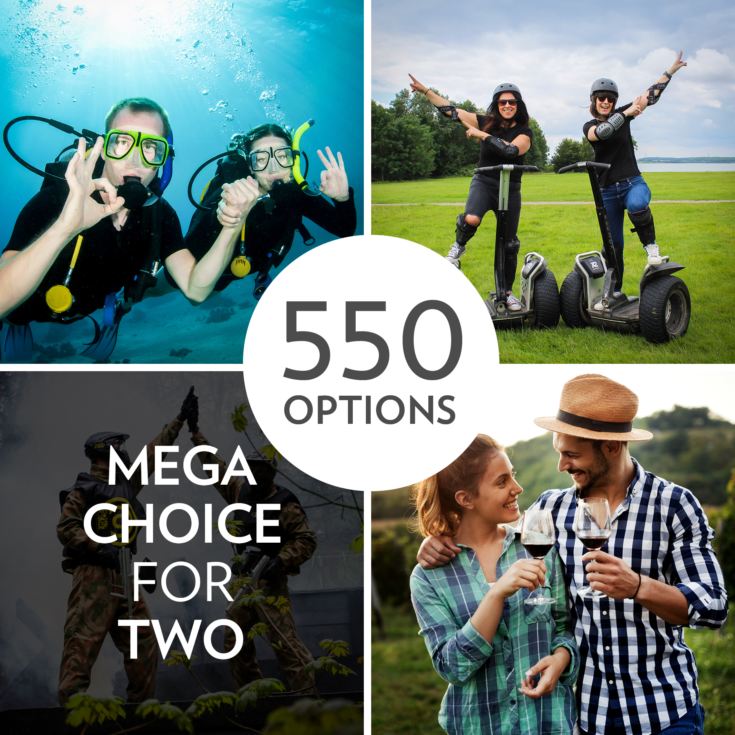 Mega Choice for Two - Experience Day Voucher product image