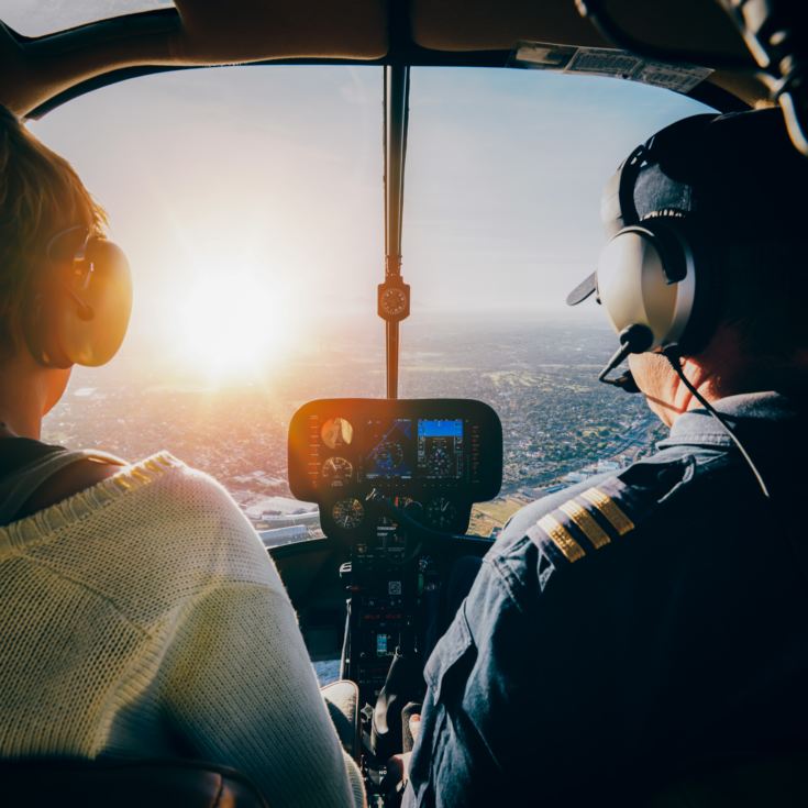 12 Mile Helicopter Flight with a Glass of Bubbly & Chocolates product image