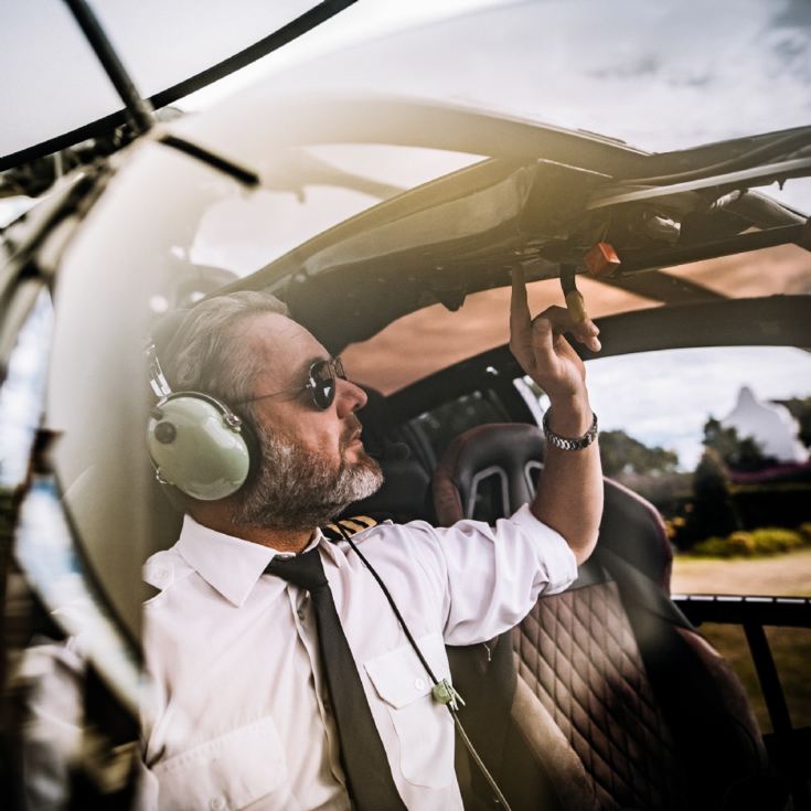 12 Mile Helicopter Flight with a Glass of Bubbly & Chocolates product image