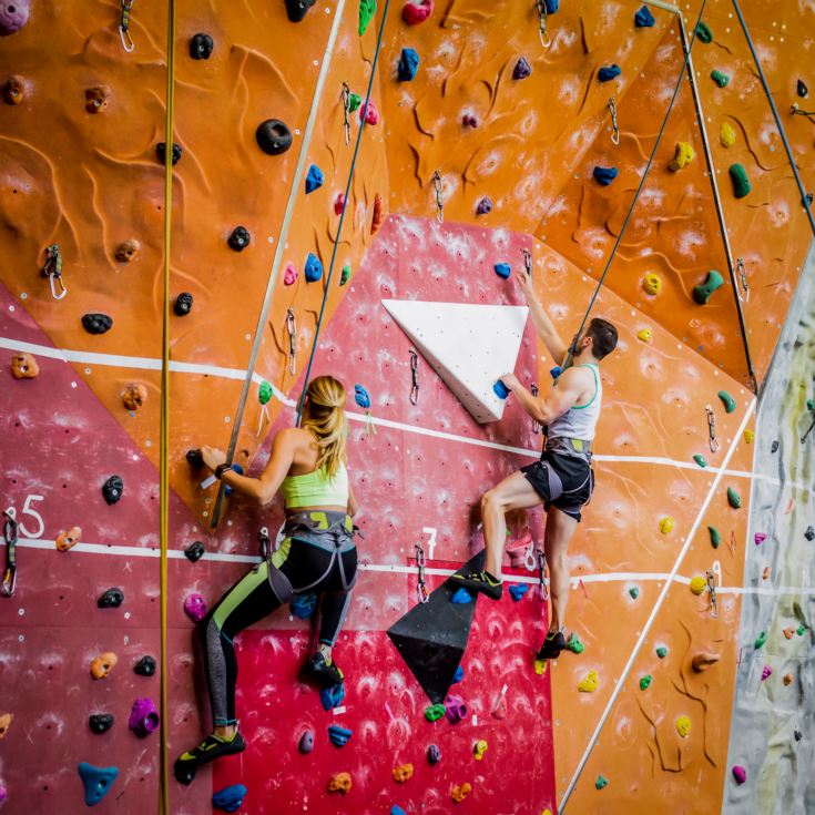 Indoor Rock Climbing for Two
