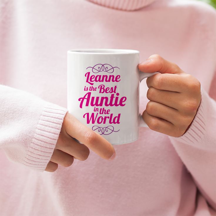 Best Auntie In The World Personalised Mug product image