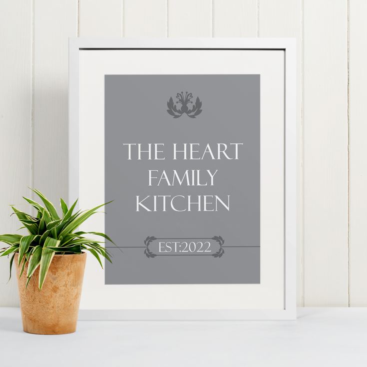 Family Kitchen Personalised Framed Print product image