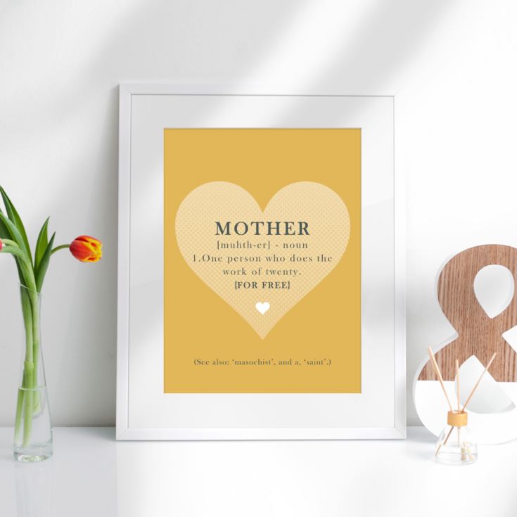 Mother Noun Framed Print product image