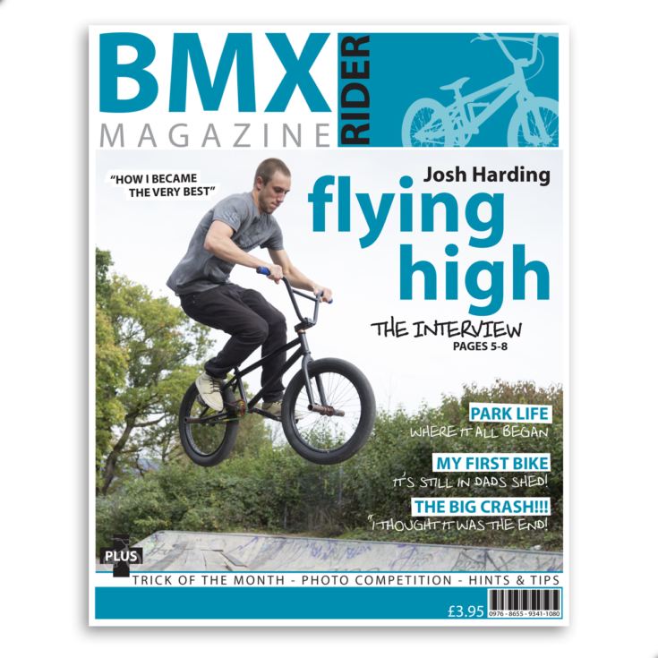 Personalised BMX Magazine Cover Framed Print product image