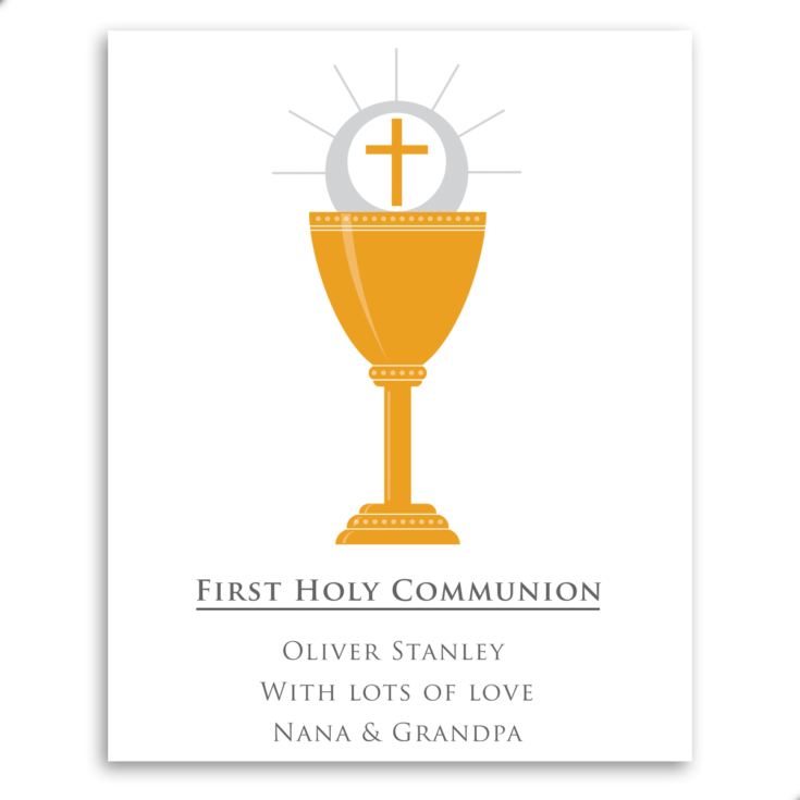 Personalised First Holy Communion Framed Print product image