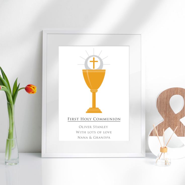 Personalised First Holy Communion Framed Print product image