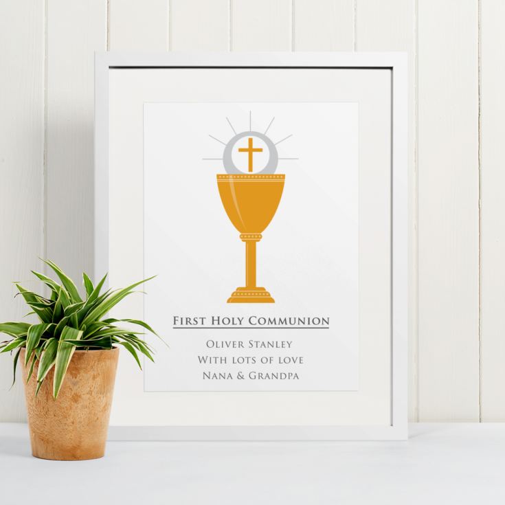 Personalised First Holy Communion Framed Print product image