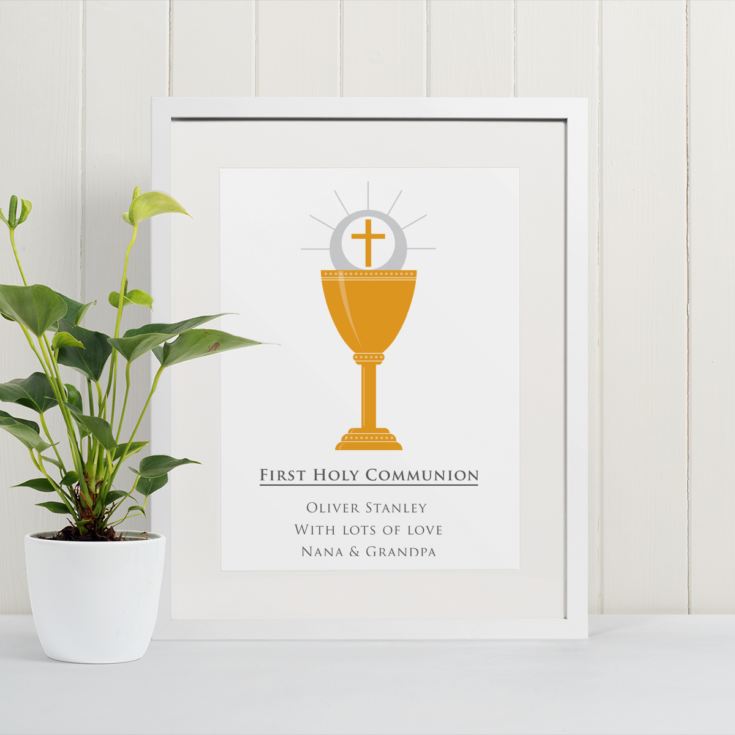 Personalised First Holy Communion Framed Print product image
