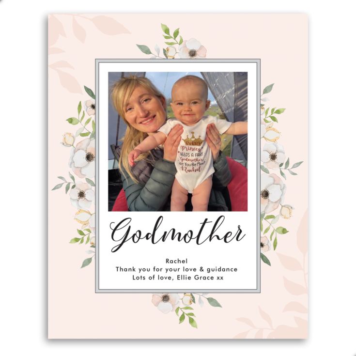 Personalised Godmother Photo Upload Framed Print product image