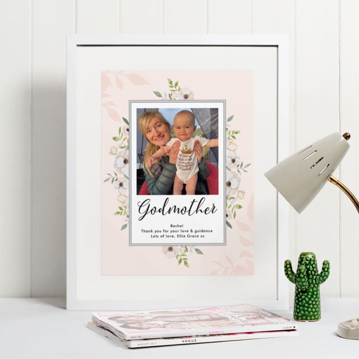 Personalised Godmother Photo Upload Framed Print product image