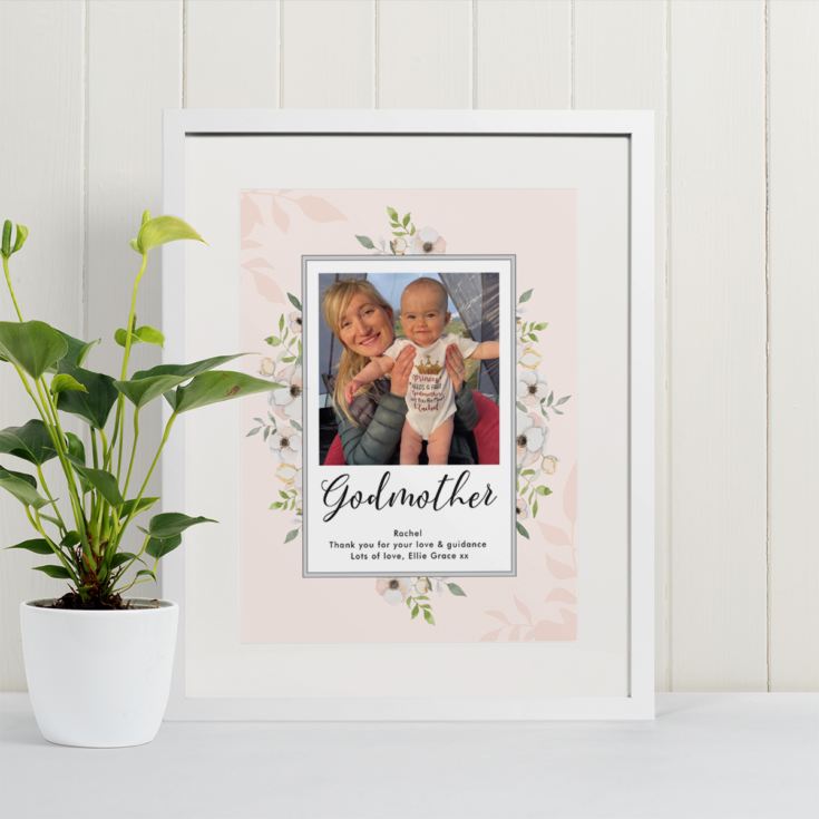 Personalised Godmother Photo Upload Framed Print product image