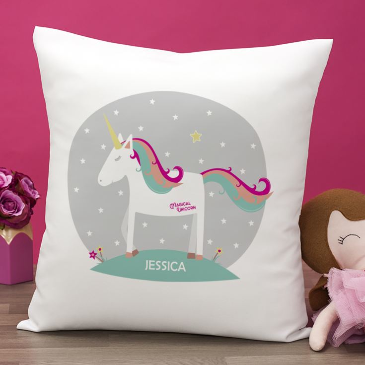 Personalised Magical Unicorn Cushion The Gift Experience