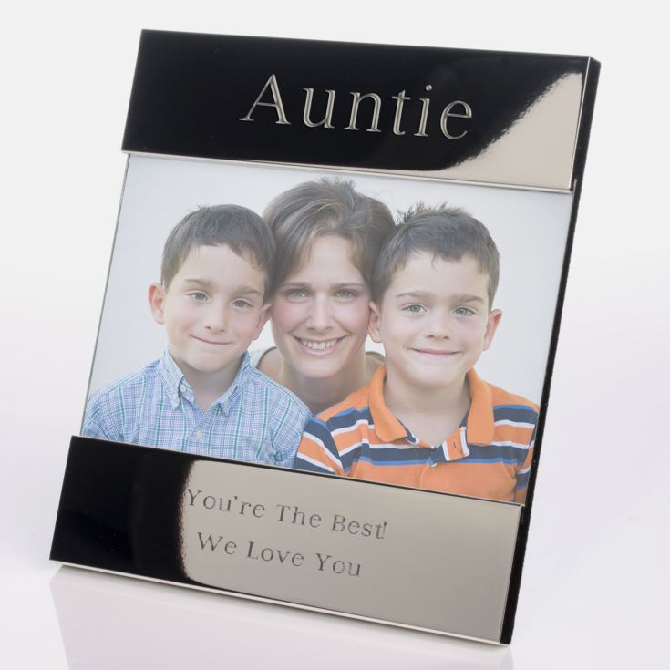 Engraved Auntie Photo Frame product image