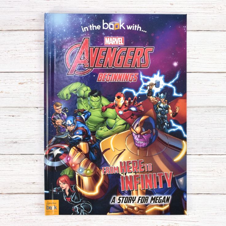 Avengers Beginnings from Here to Infinity Personalised Marvel Story Book product image
