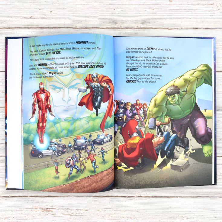 Avengers Beginnings from Here to Infinity Personalised Marvel Story Book product image