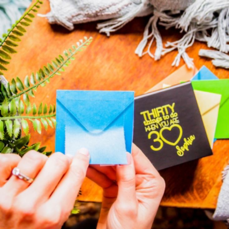 Personalised 30 Things To Do When You're 30 Gift Box product image