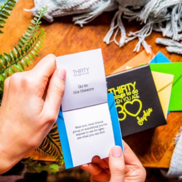 Personalised 30 Things To Do When You're 30 Gift Box product image