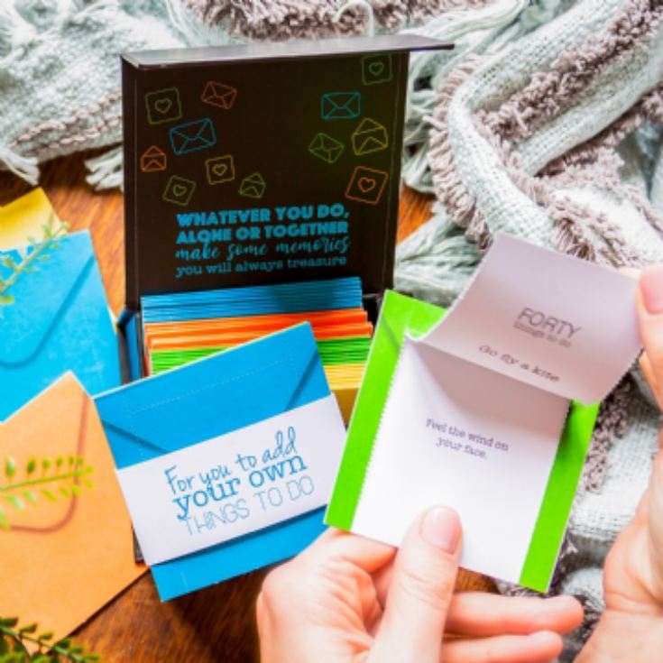 Personalised 40 Things To Do When You're 40 Gift Box product image