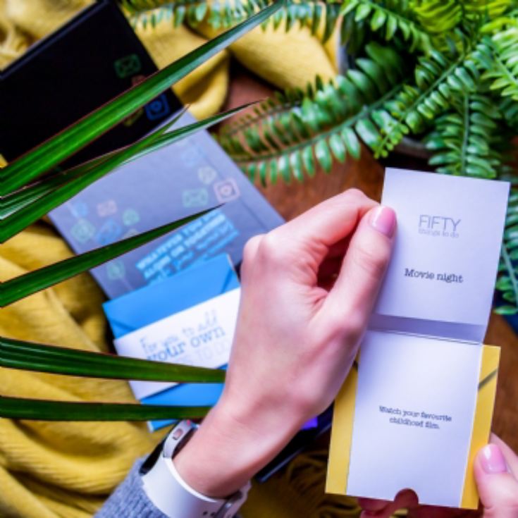 Personalised Fifty Things To Do When You Are 50 Gift Box product image
