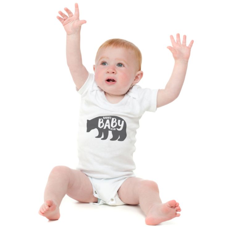 Personalised Papa & Baby Bear T-Shirt And Baby Grow Set product image