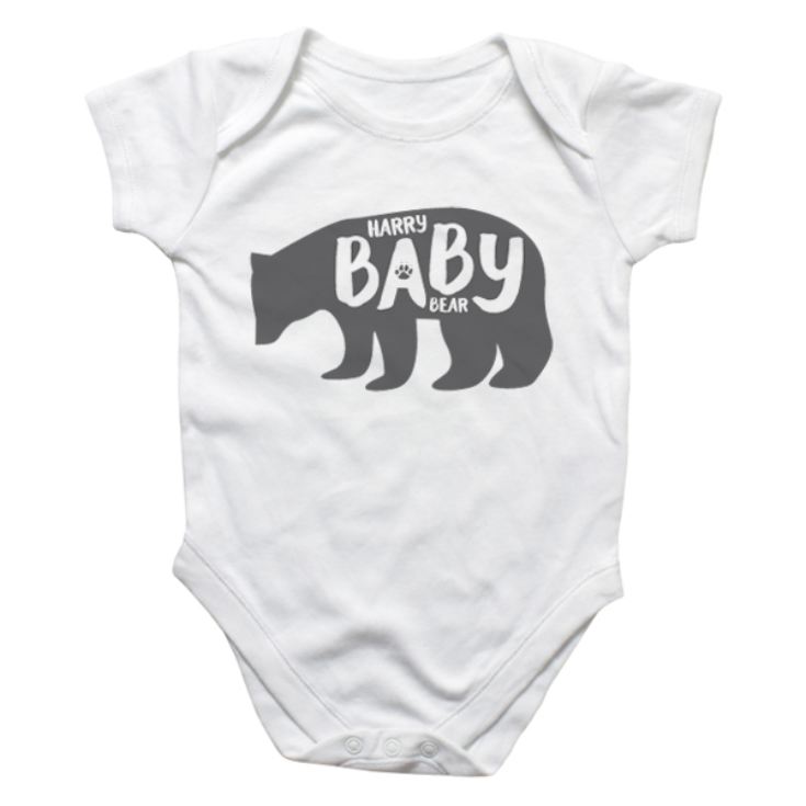 Personalised Papa & Baby Bear T-Shirt And Baby Grow Set product image