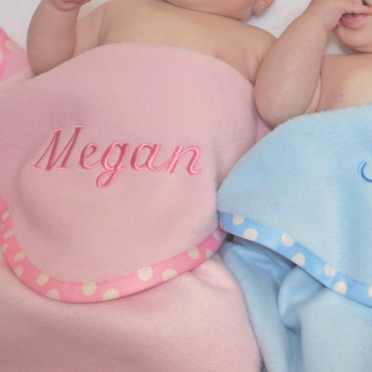 Personalised Embroidered Baby Blankets product image