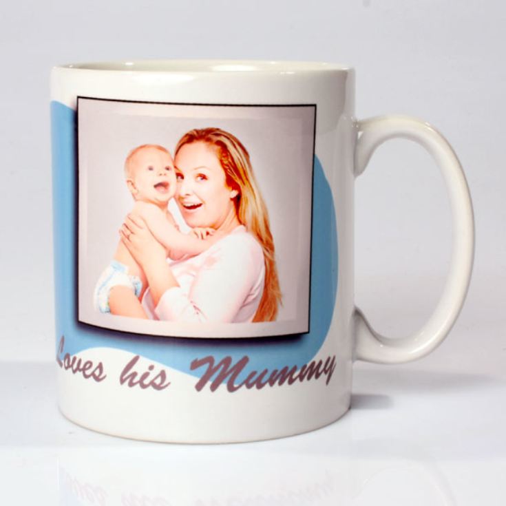 Personalised Baby Boy Photo Mug product image
