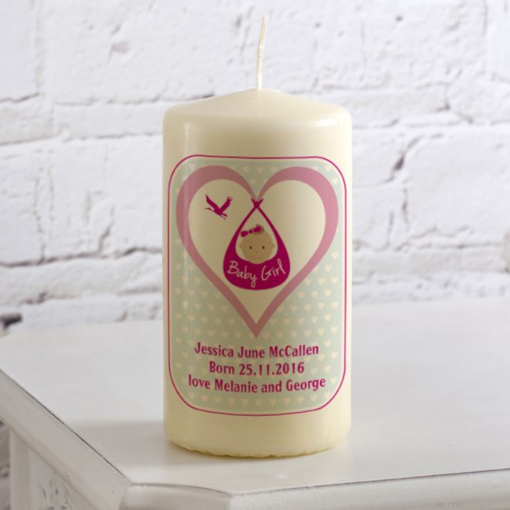 Personalised Birth Candle product image