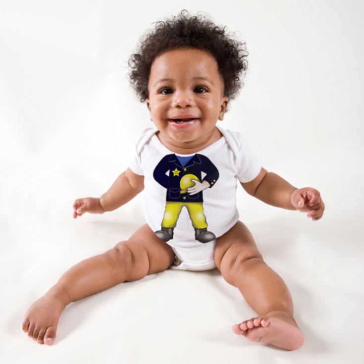 Personalised Fireman Baby Grow product image