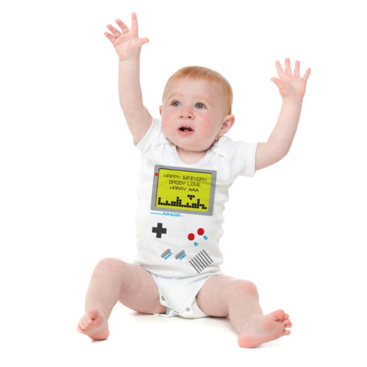 Personalised Game Baby Grow product image
