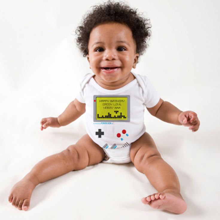 Personalised Game Baby Grow product image