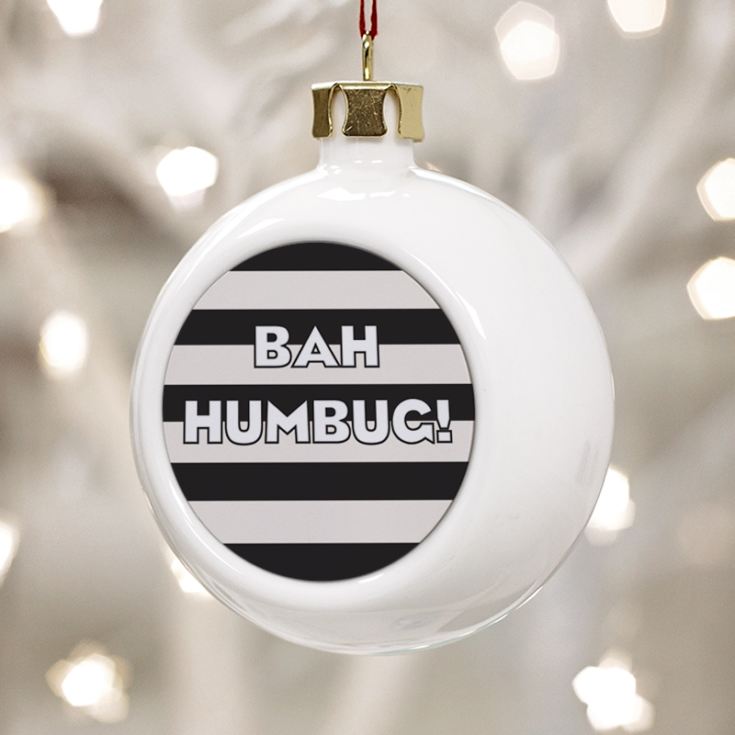 Bah Humbug Christmas Bauble product image