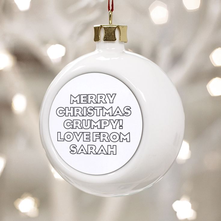 Bah Humbug Christmas Bauble product image