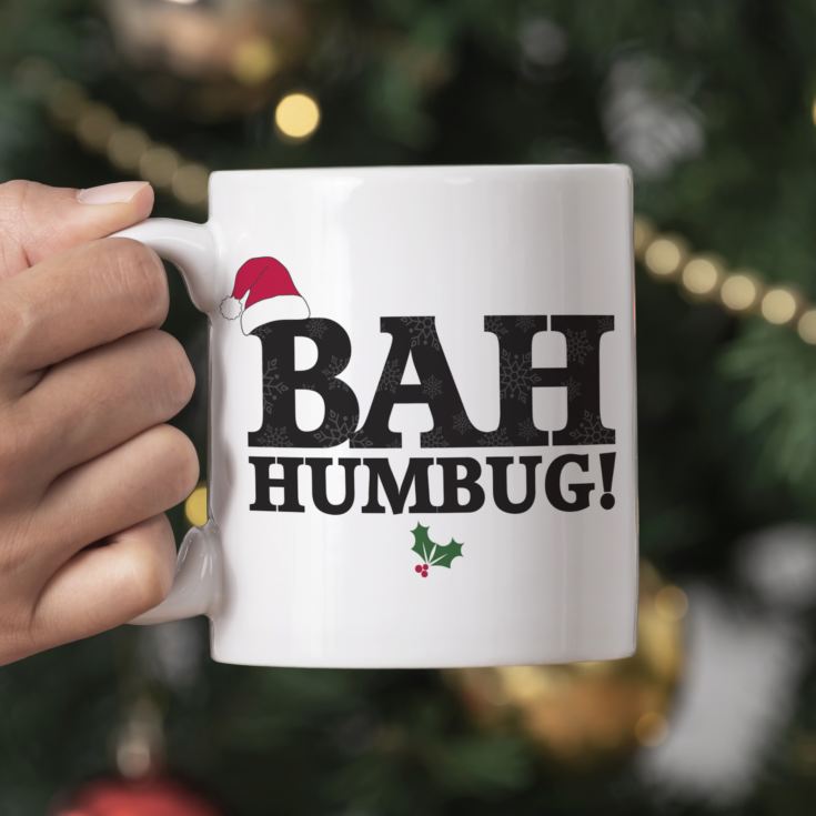 Personalised Bah Humbug Christmas Mug product image