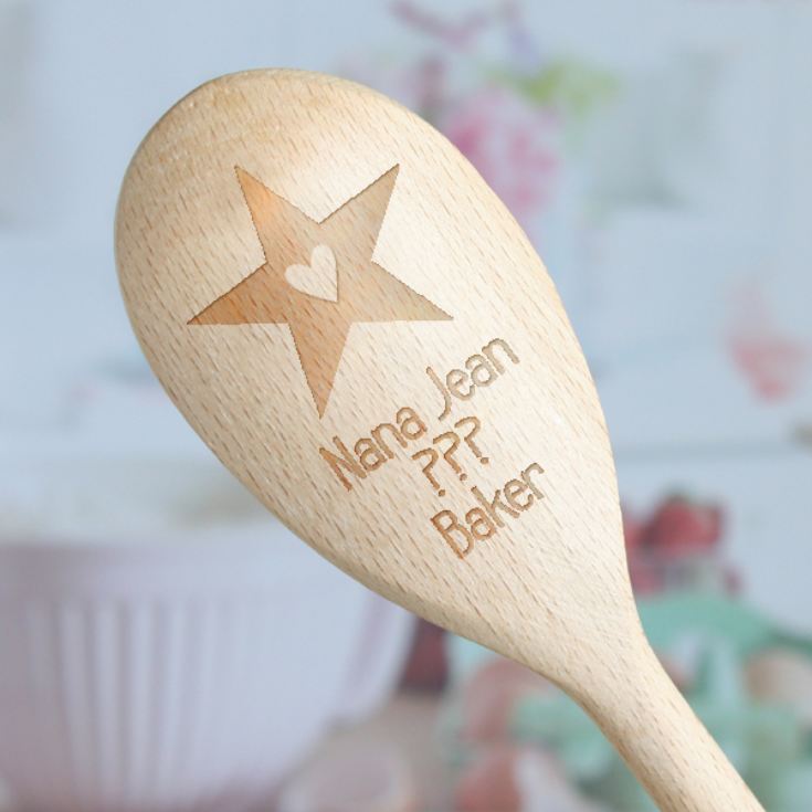 Personalised Baker Wooden Spoon product image