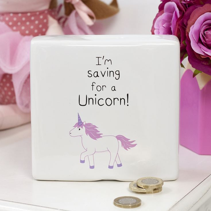 I'm Saving For A Unicorn Ceramic Money Box product image