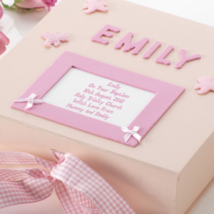 Personalised Baptism Memory Box product image