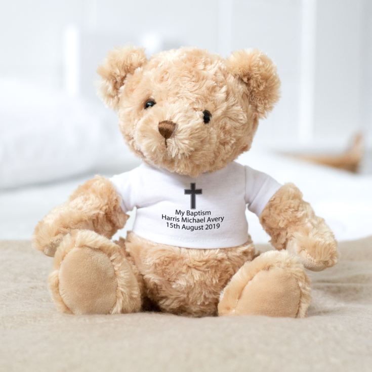 Personalised Baptism Teddy Bear product image