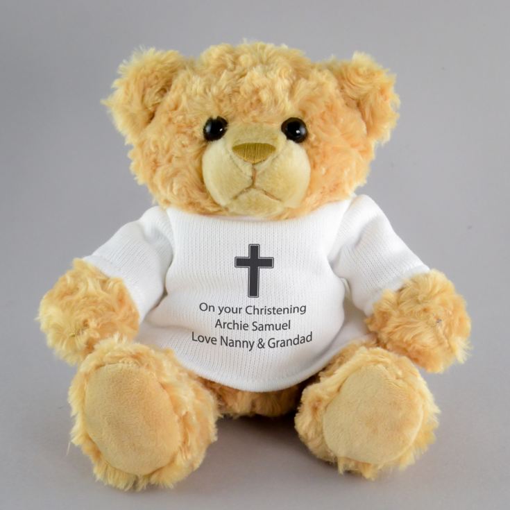 Personalised Baptism Teddy Bear product image