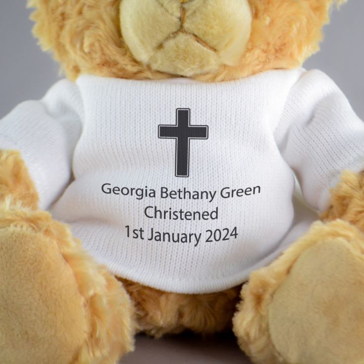 Personalised Baptism Teddy Bear product image