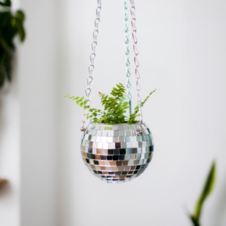 Disco Ball 6" Hanging Planter product image