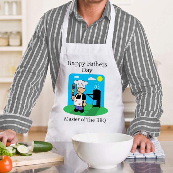 Fathers Day Master Of The BBQ Apron product image