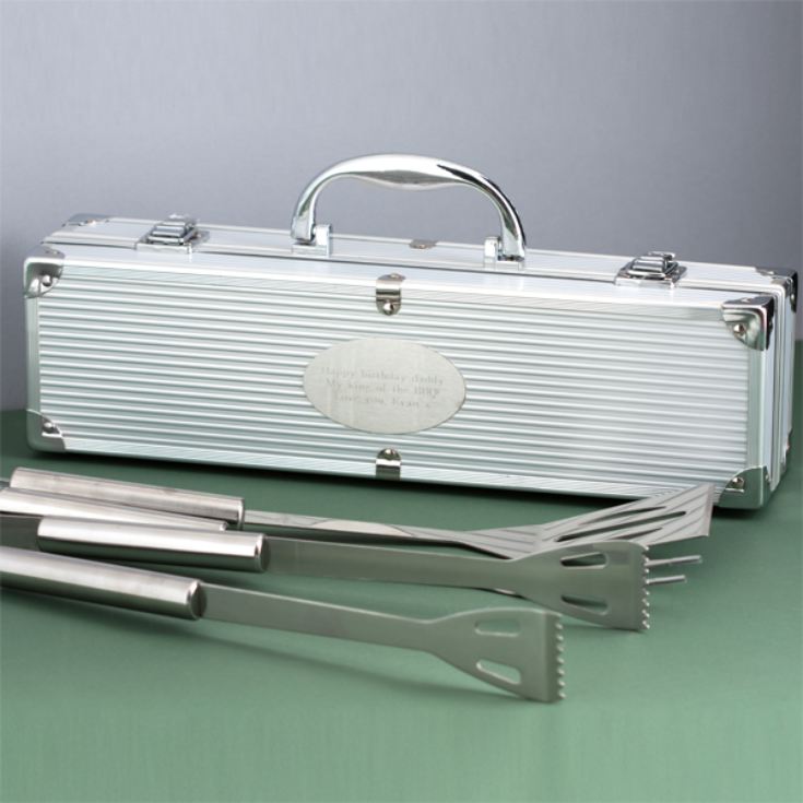 BBQ Tool Set In Personalised Box The Gift Experience