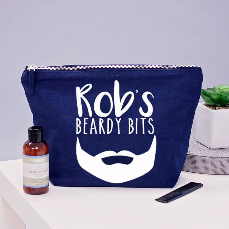 Personalised Beardy Bits Wash Bag product image