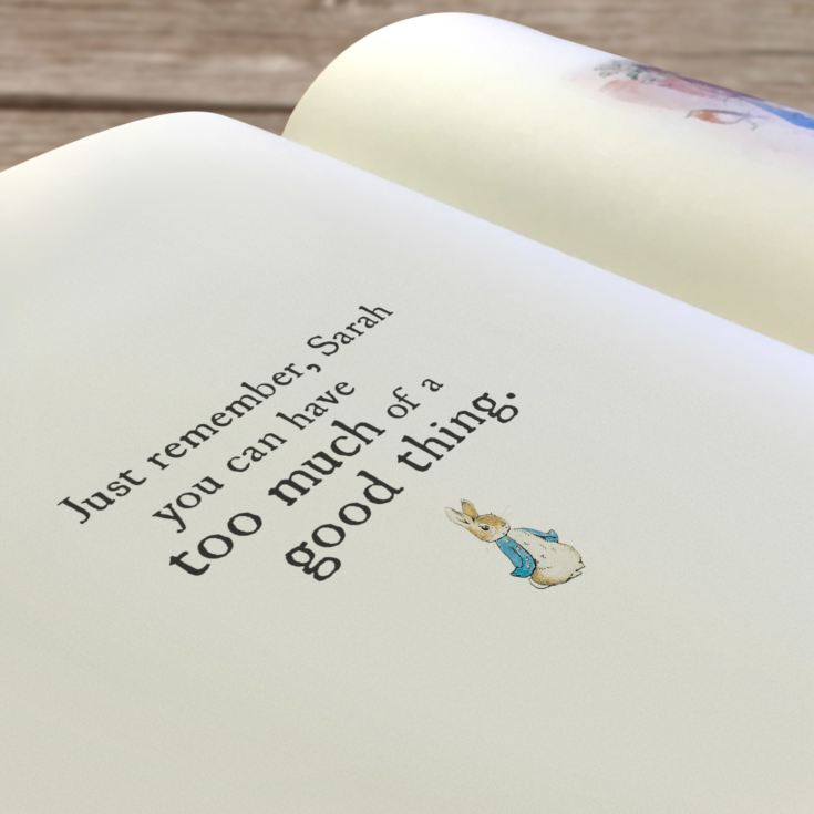 Personalised Peter Rabbit’s Hopping into Life Book product image