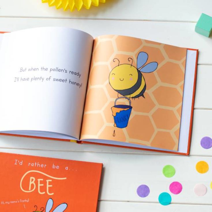 I’d Rather Be A Bee – Personalised Storybook product image